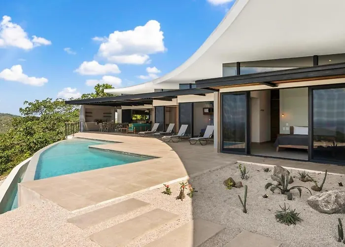 Luxurious Ultramodern With Private Suites, Infinity Pool, And Sweeping Ocean And Mountain Views Potrero (Guanacaste)